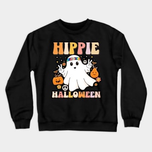 Spooky ghost Retro Let's Go Ghouls Halloween ghost Costumes Crewneck Sweatshirt